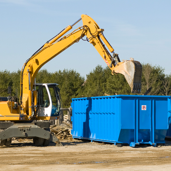 what are the rental fees for a residential dumpster in Green City